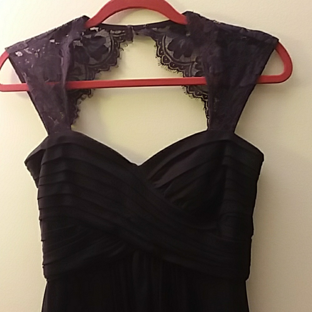 Formal dark purple dress
